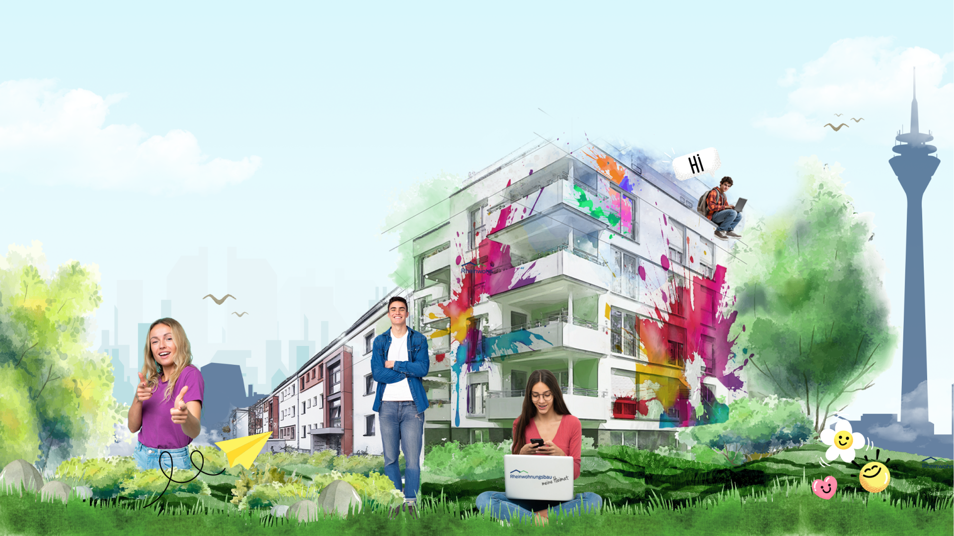 RWB-Team und Arbeitsumfeld – Ausbildung bei der Rheinwohnungsbau